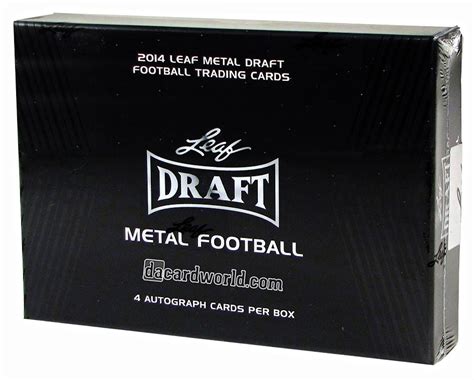 2014 Leaf Metal Draft Football Hobby Box 02/28/2014